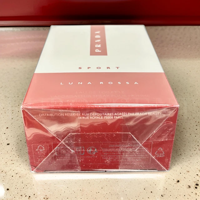 Prada Luna Rossa Sport Hombre Colonia Perfume EDT 3.4oz / 100ml NUEVO Foto 3 de 3