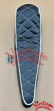 VintageLowrider Polo Banana Seat Diamond 20" Stingray Bike BLACK/White Stitching