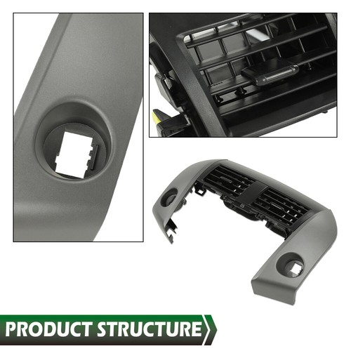 Fit For 2006-2012 Toyota RAV4 Center Dash A/C Vents Panel Trim Bezel 55663-42020 - Picture 4 of 12