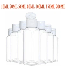 Plastic Shampoo Bottles Empty Vail for Travel Container Cosmetics Lotion  （