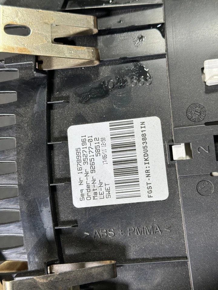 Cuadro de instrumentos BMW F10 528I 535I 550I 11-16 NA MILLAS Foto 3 de 4