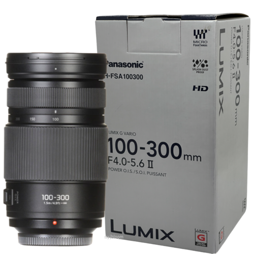 New Panasonic LUMIX G VARIO 100-300mm F4.0-5.6 II POWER O.I.S. Lens  H-FSA100300 - 第 1/8 張圖片