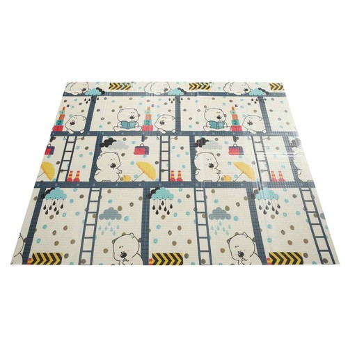 Baby Vivo Alfombra Infantíl Juego para Niños de Arrastre Foam Bebé Doble Cara - Imagen 5 de 12