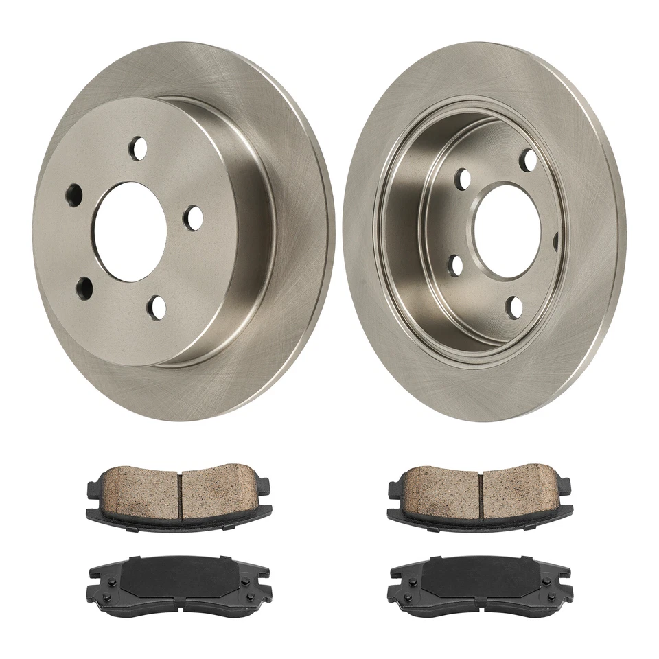 Rotores de disco traseros + pastillas de freno para Pontiac Montana 2002-2004 Chevrolet Impala Foto 2 de 4