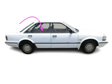 Fits: 85-1988 Nissan Maxima 4D Sedan Passenger Side Rear Right Door Window Glass
