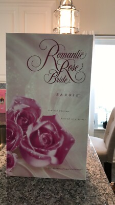 Mattel Barbie LtdEdition Romantic Rose Bride Porcelain Barbie Doll