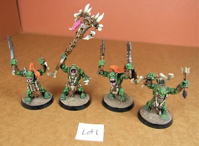 Warhammer - Warcry Bonesplitterz Savage Orruks x4 (NO CARDS