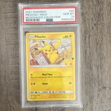 2021 PIKACHU #25 PSA 10 マクドナルドコレクション PSA 10 GEM MINT 2021 Pokemon McDonald's Pikachu HOLO 25/25! Rare