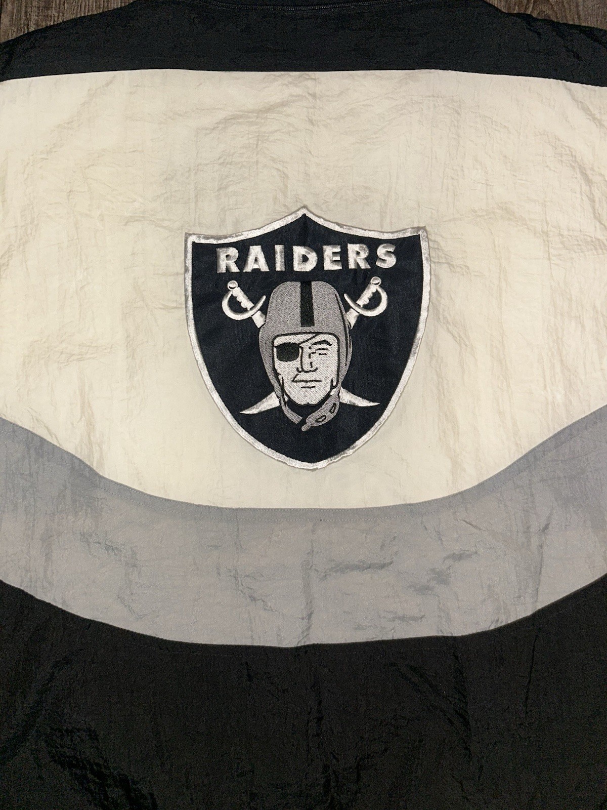 Vintage Apex One Los Angeles Raiders Jacket Vegas Wave 90s Winter XL Proline LA