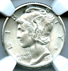 1935-S Mercury Dime, NGC MS 66
