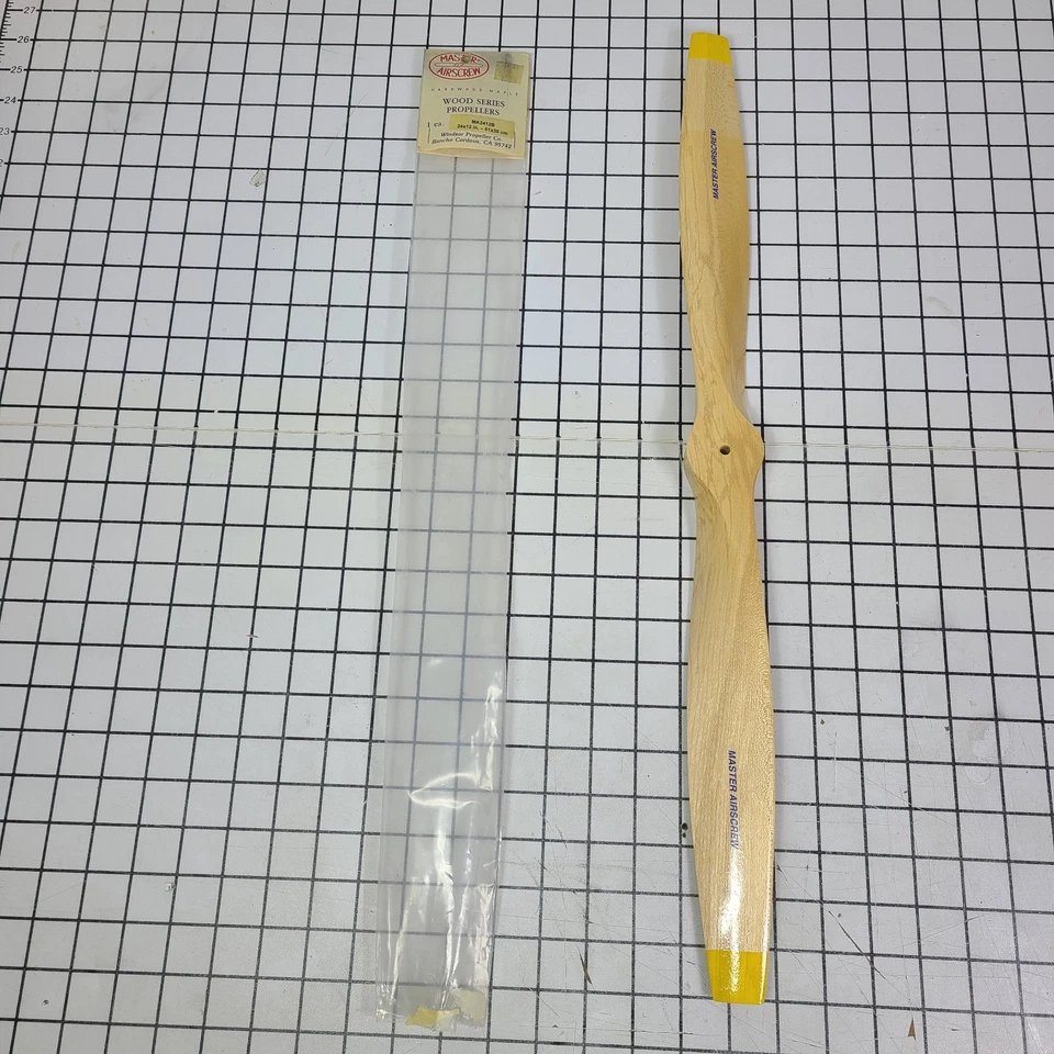 Master Airscrew 24x12 MAPLE Wood Propeller #MA2412B -NOS New - Image 3 of 4