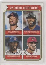 2023 Heritage Topps Rookie Stars Will Benson Wynton Bernard Narciso Crook qf6