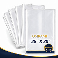 2Mil Clear Flat Poly Bag, 28" X 30" Multiple Bags | Flexible & Durable Bags