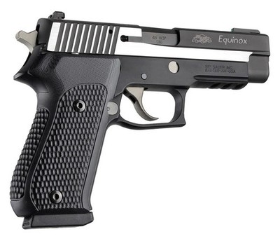 Hogue American Piranha Grip G10 for Sig P220 Solid Black 20139 for