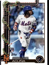 2025 Topps Holiday #H113b Luisangel Acuña
