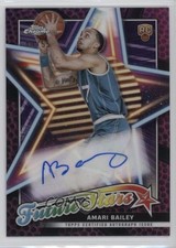 2023 Chrome Future Stars Pink Basketball Refractor 48/55 Amari Bailey Auto ms9
