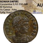 Constantine II Epfig Hoard RIC R4-5! RARE NGC AU Roman Coin Soldiers Arles mint
