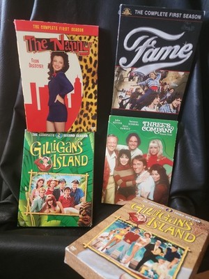 The Nanny Complete First Season, Giligan S 2&3, Threes Company S4, FAME  S1 READ
