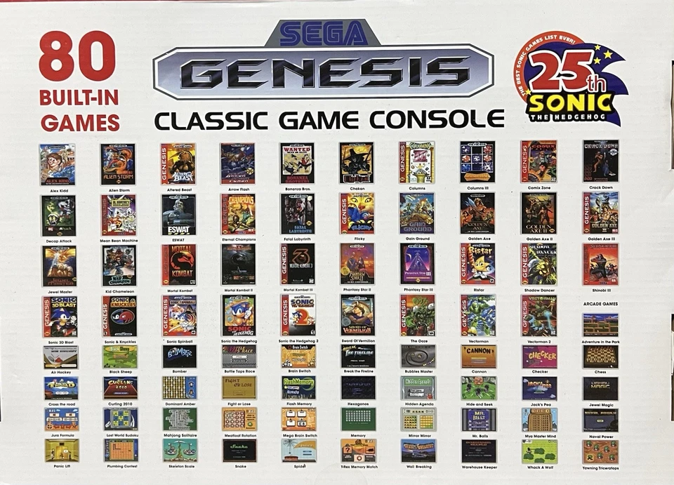 Consola de juegos clásica AtGames SEGA Genesis Sonic 25 aniversario Foto 4 de 4