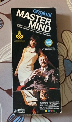 Original Mastermind Board Game by Invicta Games,1972, No. 3016, Complete