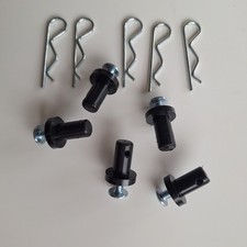 Honda RS125 Honda RS250 NSF250R supporti carena nylon 5 c/w clip e viti R 