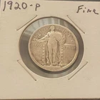 W@W 1920- P  Standing Liberty Quarter ( Early Date !!!! ) FINE !!!!