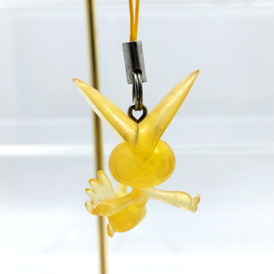 Victini Pokemon Mini Figure Capsule Keychain Strap Phone Charm