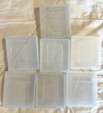 Official OEM Case Nintendo Game Boy Color Original Clear Plastic Lot 7 Cases
