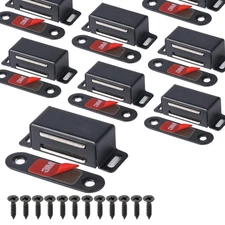 Mousike Cabinet Magnets Magnetic Door Catch Stainless Steel Door Magnet for Kitc