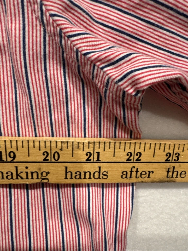 Conjunto de pijama para mujer Lauren Ralph Lauren etiqueta negra rayas rojas talla L suave cómodo Foto 4 de 4