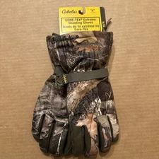 Cabelas GORE-TEX Waterfowl Shooting Gloves Prairie Camo Size XL With Tags