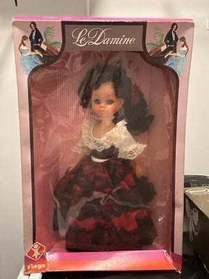 Furga Italy le Damine Vintage Doll Original Box 45 Carmen Cod.1410