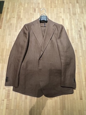 Irish linen suit, CESARE ATTOLINI - purely handmade