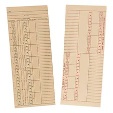 Amano Nk14-4505A Payroll Time Card, Double Sided, Pk1000