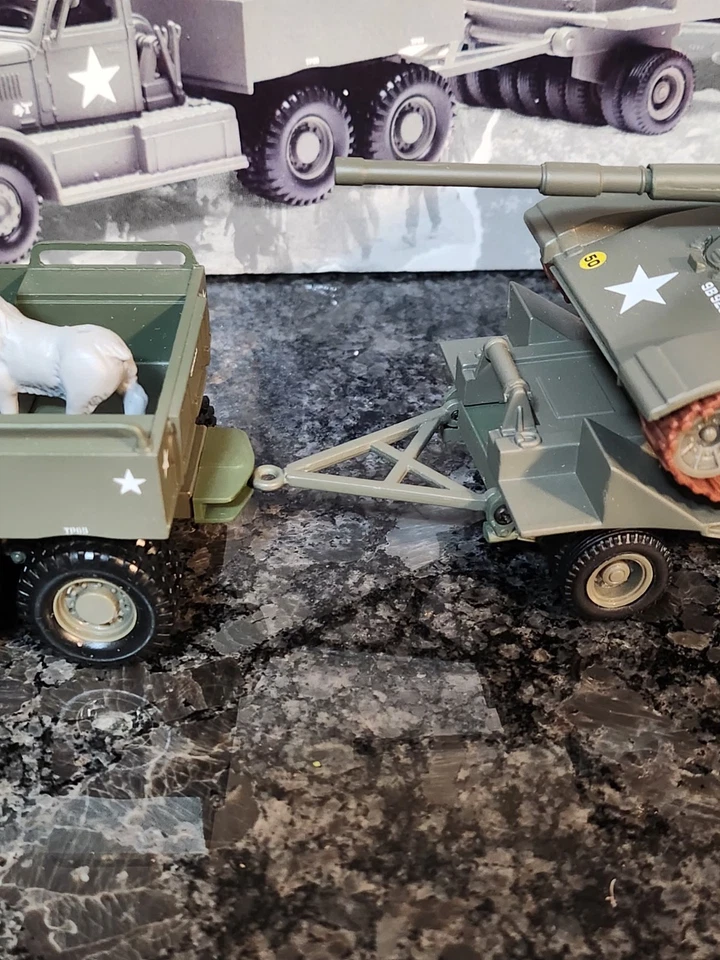 CORGI Classics 55101 US Armed Forces Diamond T Tank Transporter + M60 AI Tank U6 - Image 4 of 4