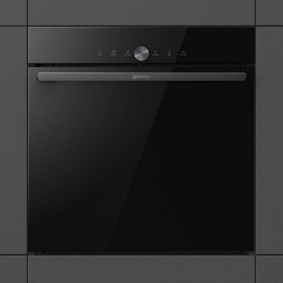 GORENJE Einbaubackofen GO66E Pizza350C (EEK: A+, 21 Heizarten, schwarz)