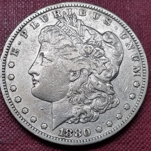1880 CC Morgan Silver Dollar $1 XF Carson City #100297