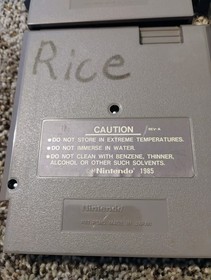 NES 4 Game Lot Super Mario Bros, Baseball, Metal Gear, California Games Nintendo