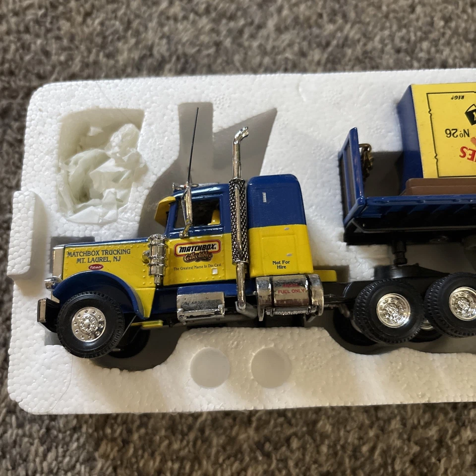 Matchbox Collectors Exclusive Peterbilt 359 & Flatbed w/ Lesney No. 26 & No. 9 - Image 2 of 4