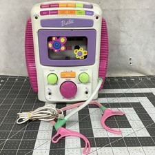 RARE 2001 Barbie "Sing with Me" Karaoke Machine Mattel Tested Working Read