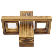 Pet Cremation Urn for Large Dogs, Ashes Photo Box, Wood Keepsake Memorial Urn