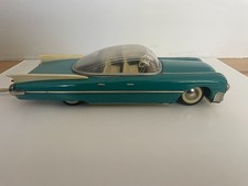 Vintage Soviet USSR Metal Toy Car Teal Green   Cadillac-Style   Circa 1960s