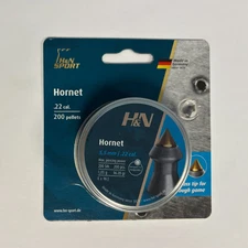 Haendler & Natermann H&N Hornet Air Gun Pellets .22cal Brass Tip Pointed Pellets