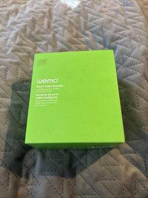 Belkin WeMo WDC010 Apple HomeKit HD Smart Video Doorbell
