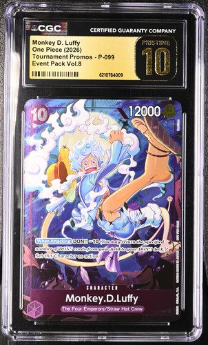 Monkey.D.Luffy (Event Pack Vol. 8) graded CGC 10 for sale on eBay