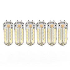 (6000K-6500K)6Pcs GY6.35 LED Bulb 7W AC DC12V 700lm 72 LEDs 360° LED BL