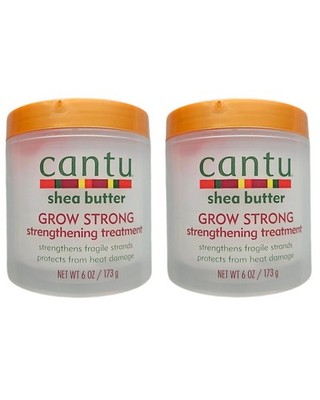 Cantu Sheabutter Grow Strong Strengthening Treatment 173g 2er Pack