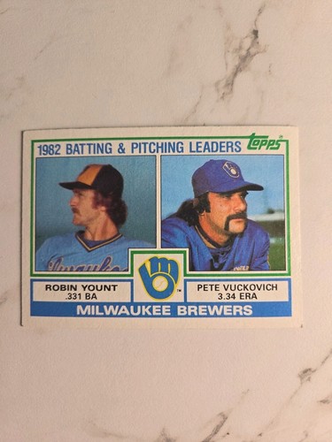1983 Topps Milwaukee Brewers Team Leaders Checklist Card #321 Vintage MLB Rare