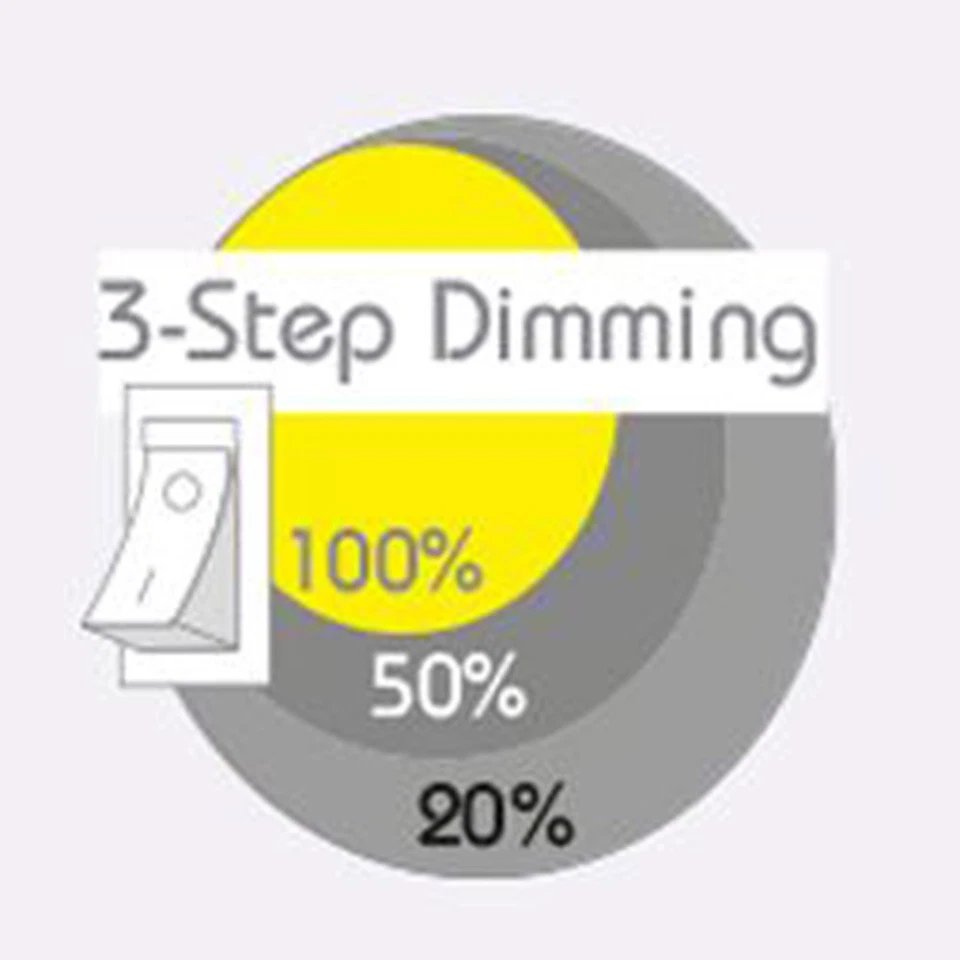 LightMe LED Mini-Panel Nickel gebürstet Ø9cm Lampe 6W GU10 matt Lichtschalter - Bild 2 von 2