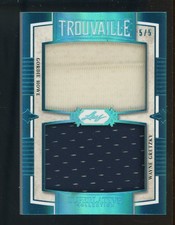 2020-21 Leaf Superlative Quad GU Jersey 5/5 w/ Gretzky Howe Ovechkin Lemieux HOF